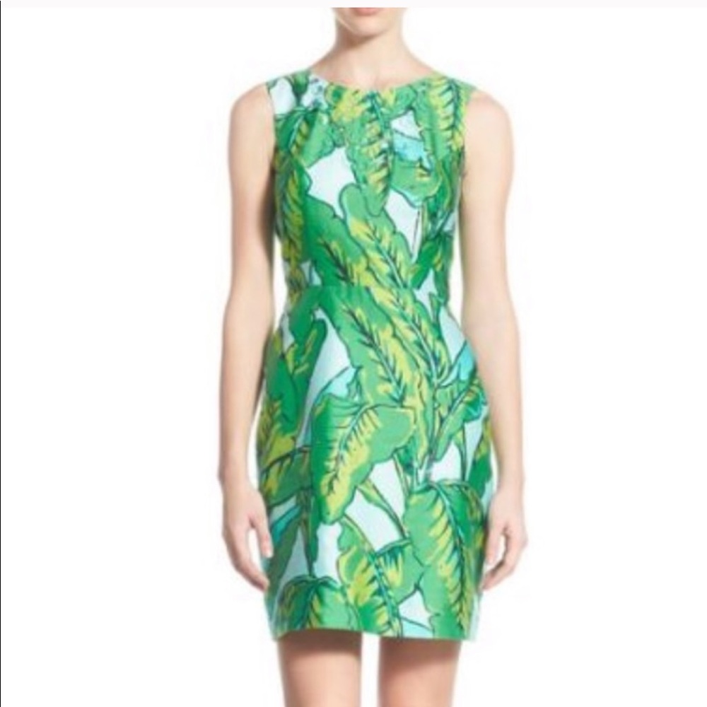 Vineyard Vines banana leaf print dress size 4
